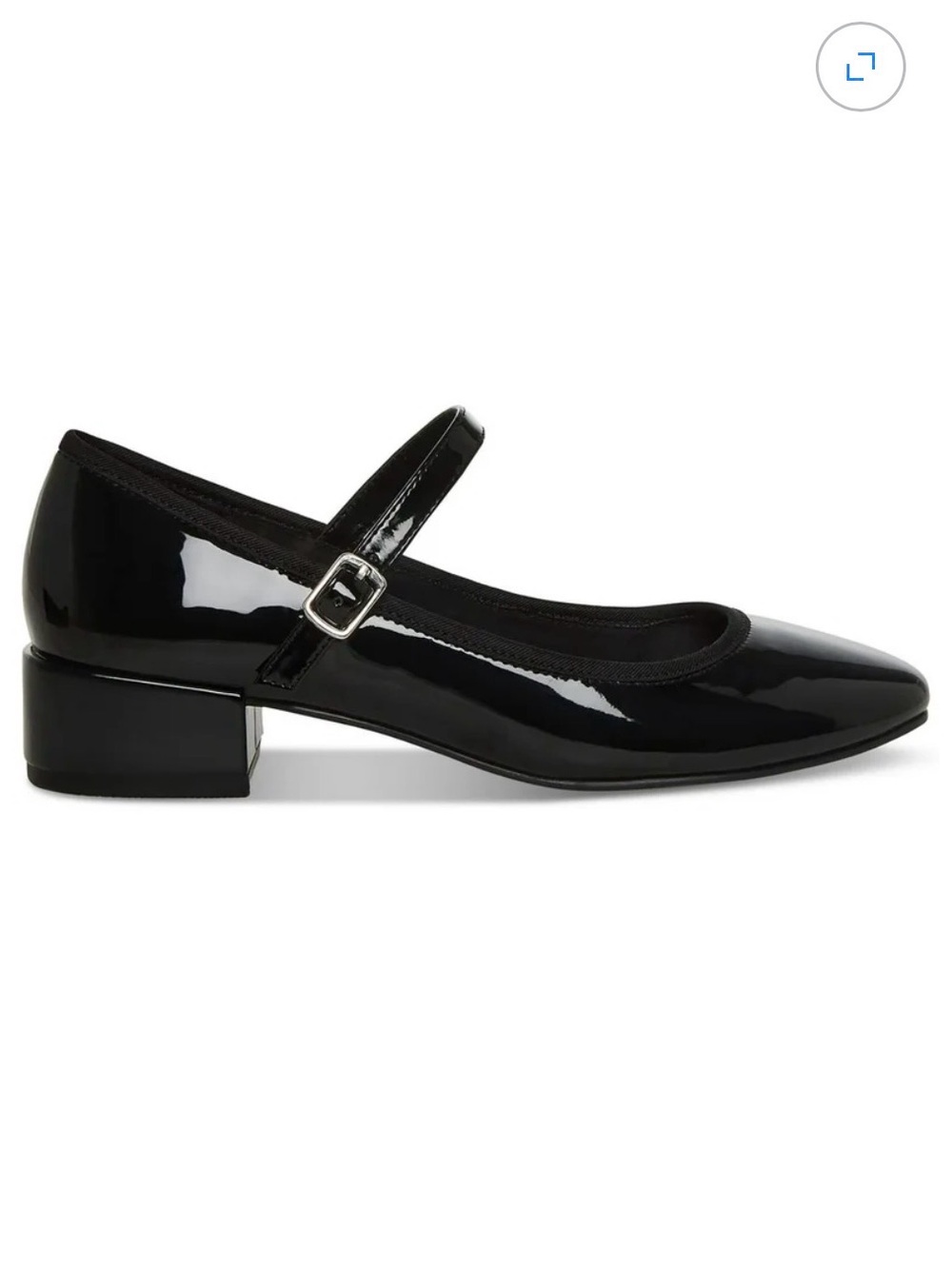 Madden Girl Tutuu Black Patent Heels | 9